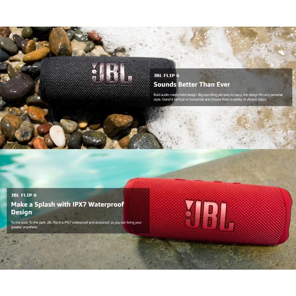 JBL FLIP6 Portable Bluetooth S - Jbl Speaker Flip 6 review and price