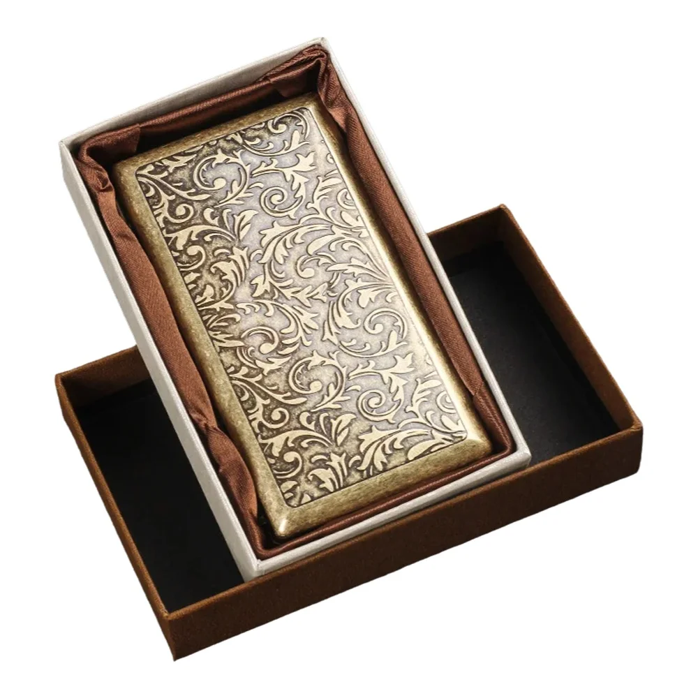 Slim Embossed Cigarette Case 2 - Smoking & Vaping Accessories review and price